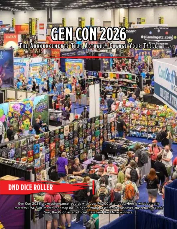 Gen Con 2026: The Announcements That Actually Change Your Table — cover