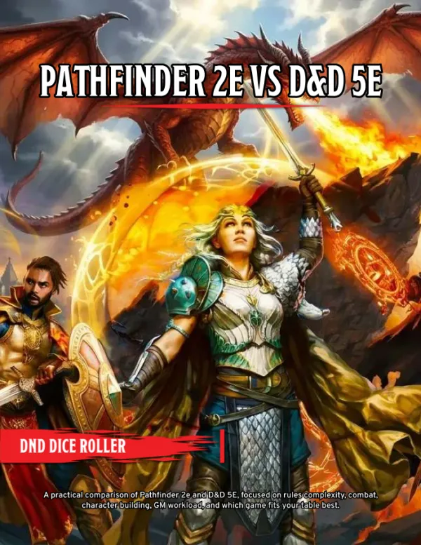 Pathfinder 2e vs D&D 5E — cover