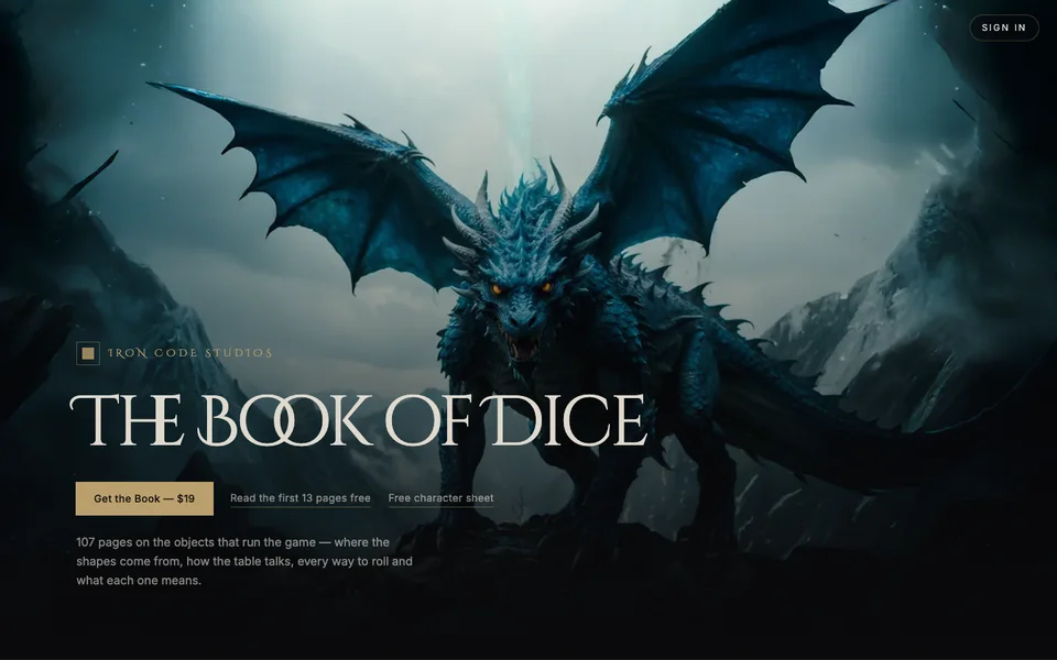 The Book of Dice