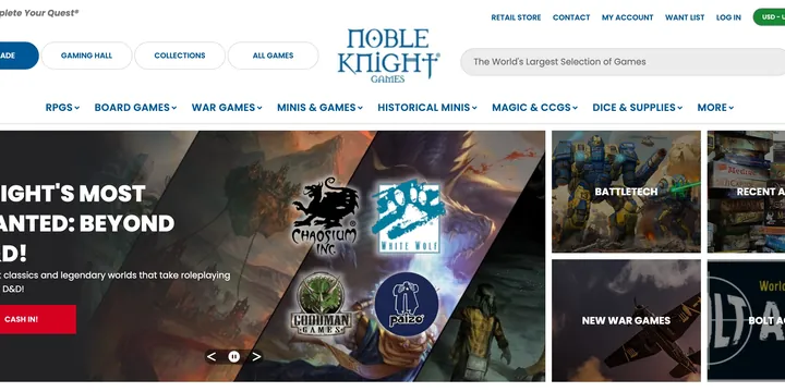 Noble Knight Games